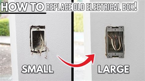 electrical power box replacement|removing electric box from drywall.